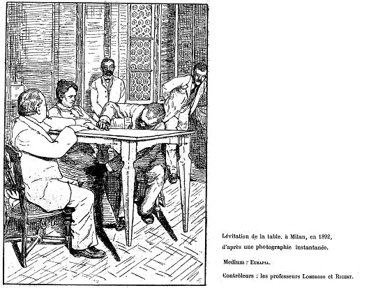 Illustrazione Raffigurante Una Delle Sedute Svoltesi A Milano Nel 1892 Illustrazione raffigurante una delle sedute svoltesi a Milano nel 1892