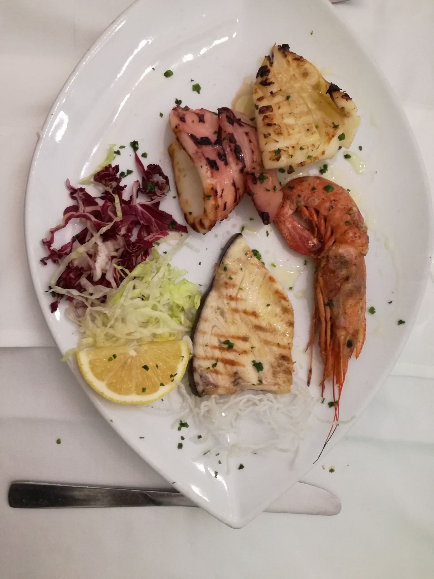 piatto di pesce fritto