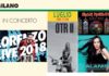 Milano concerti luglio 2018