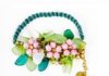 BraceletFlowersPinkcordGreen2018PE45
