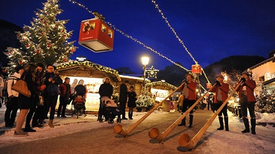 val gardena - valle di Natale delle Doolomiti