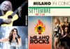 Milano concerti settembre 2018