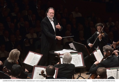 Riccardo Chailly E Lucerne Festival Orchestra Credit Peter Fischli Riccardo Chailly e Lucerne Festival Orchestra credit PETER FISCHLI
