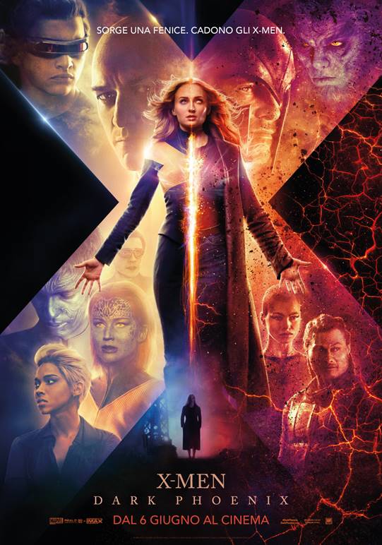 X-MEN - DARK PHOENIX - NUOVO TRAILER E POSTER UFFICIALE dal 6 giugno al cinema