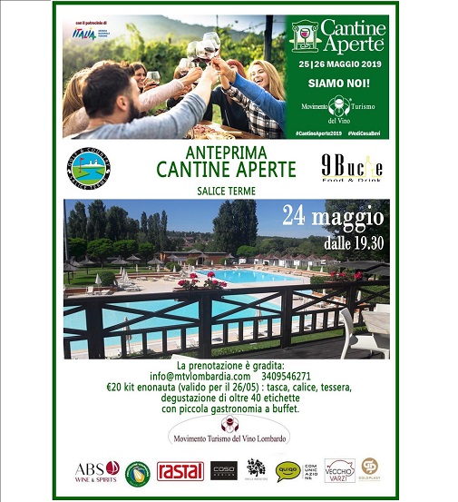 Anteprima Cantine Aperte ANTEPRIMA CANTINE APERTE
