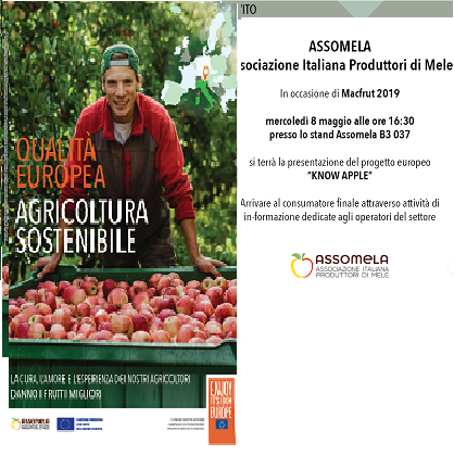 Invito Macfrut Knowapple Assomela Invito Macfrut KNOWAPPLE - Assomela