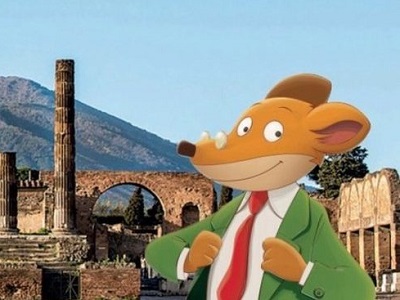 Geronimo Stilton - topo giornalista - scavi di Pompei Ercolano