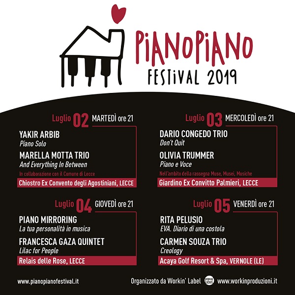 PIANO PIANO FESTIVAL 2019 PIANO PIANO FESTIVAL 2019