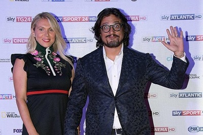 Alessandro Borghese e la mosglie Wilma Oliverio