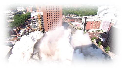 Layton Construction Successfully Implodes Vanderbilt University Residence Hall