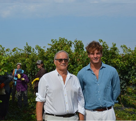 Tenuta Conti Zecca  a sx Valentino Caputo - Clemente Zecca