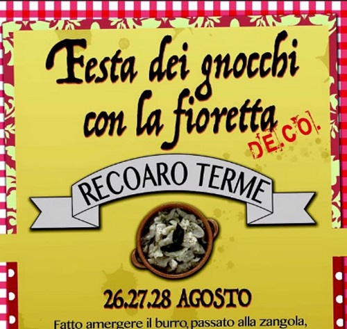 festa degli gnocchi con la fioretta Recoaro Terme