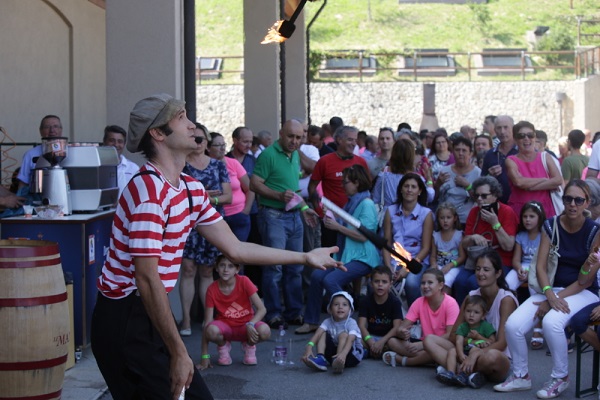 giocoliere vendemmia solidale 2018