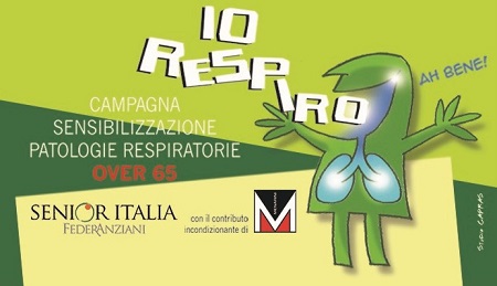 Io respiro campagna salute respiratoria over 65