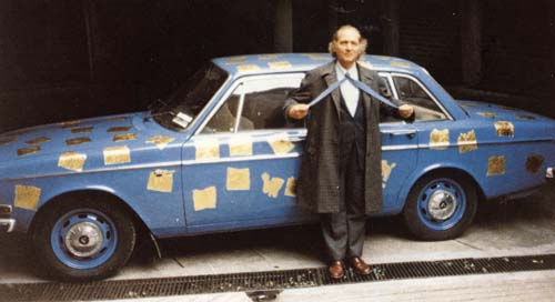 Remo Bianco Appropriazione della Volvo dArtista 1985 1r