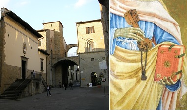 Arezzo - Restauro del Polittico di S. Giovanni in Val dAfra di Matteo di Giovanni