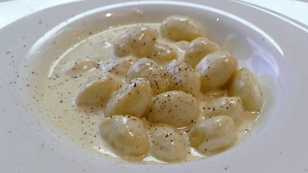 gli gnocchi con la robiola di roccaverano dop