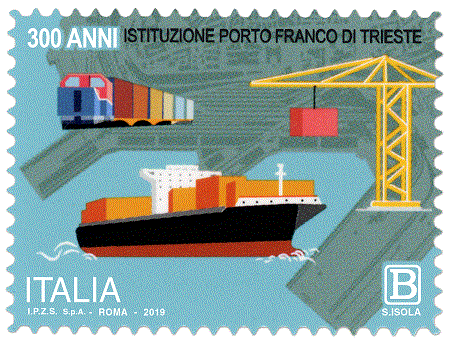 201986 franc Porto Franco di Trieste r