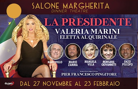 Valeria Marini Al Bagaglino La Presidente VALERIA MARINI AL BAGAGLINO - LA PRESIDENTE