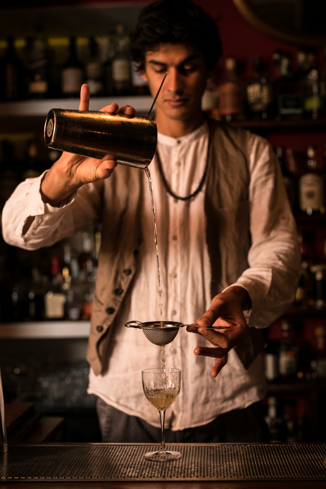 Andrea Pomo bartender del The Jerry Thomas Speakeasy di Roma photo by Alberto Blasetti Andrea Pomo bartender del The Jerry Thomas Speakeasy di Roma photo by Alberto Blasetti