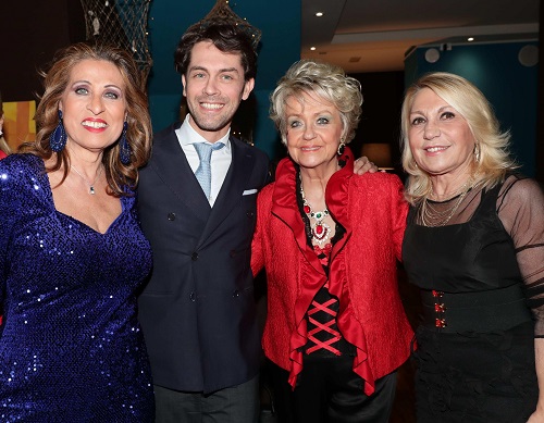 Daniela Javarone con Candida Livatino Evelina Flachi e Raffaello Tonon