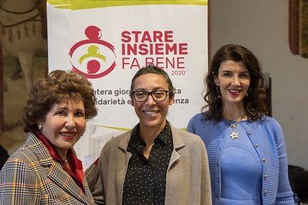 Lucia e Marinella Vedani con Lucia Schiavone r