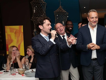 Raffaello Tonon con Massimo Crivelli e Claudio Brachino