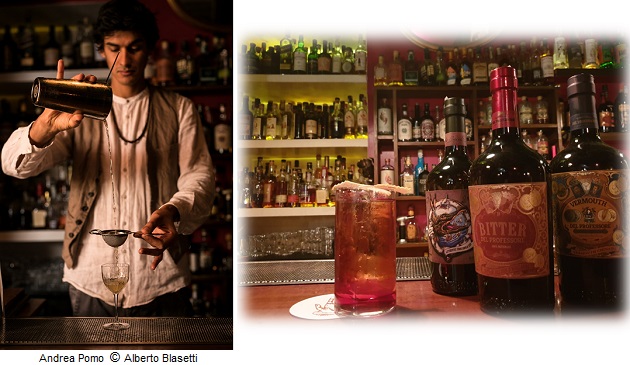 Andrea Pomo bartender del The Jerry Thomas Speakeasy di Roma photo by Alberto Blasetti