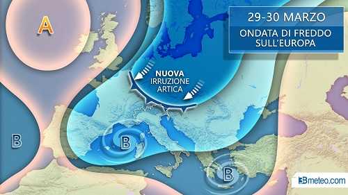 3bmeteo Hd 29 30 Marzo Meteo Italia Freddo Europea 3BMETEO HD 29-30 marzo meteo italia freddo europea