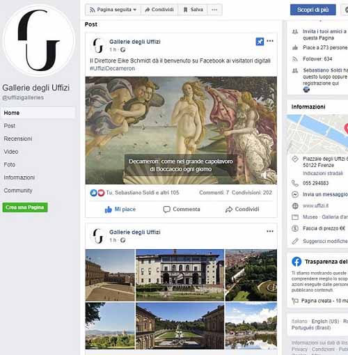 Facebook Gallerie Degli Uffizi R Facebook Gallerie degli Uffizi r