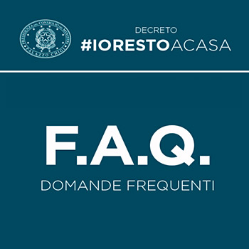 Le faq del Governo sul decreto Iorestoacasa