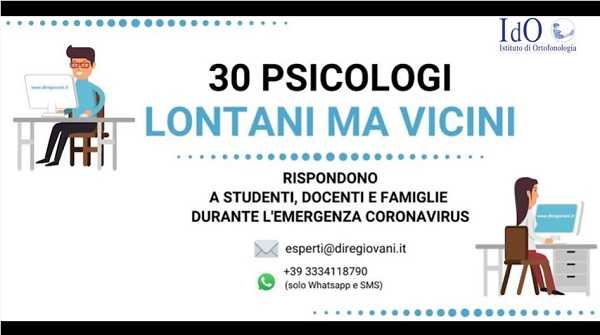 Sportello IdO - Coronavirus