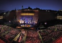 Macerata. Concerto lirico al Teatro Romano Helvia Recina organizzato dallo Sferisterio Opera Festival Arena Sferisterio Musicultura Macerata
