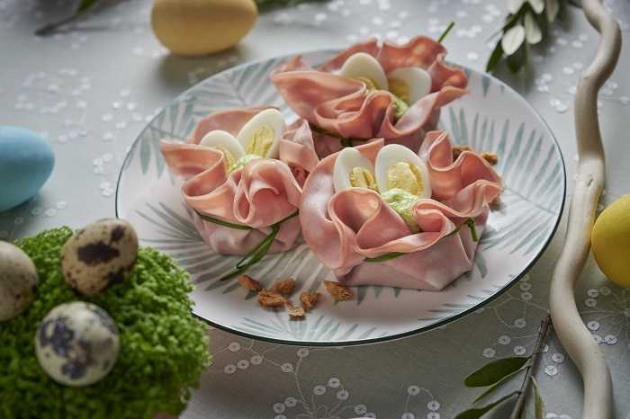 FAGOTTINO DI MORTADELLA E PUREA DI FAVE
