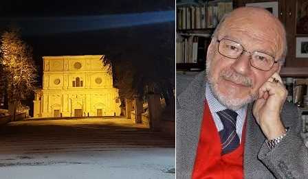 La scalinata di San Bernardino innevata - Mario Narducci