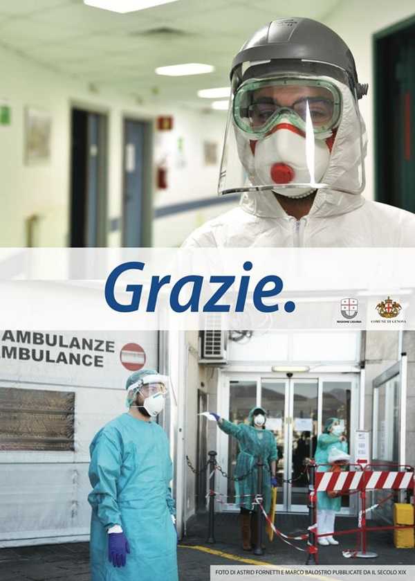 #GRAZIESANITARIGENOVA