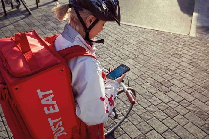 Just Eat new foto rider