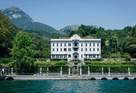 VIilla Carlotta Lago di Como in august