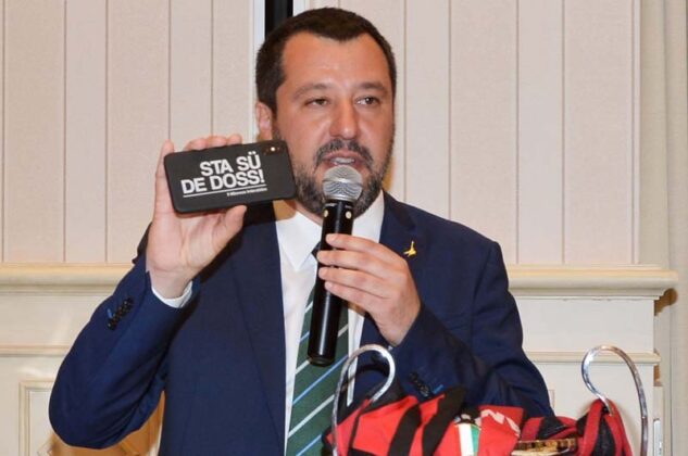 Matteo Salvini Ministro Dell'interno Festeggia Il Suo Compleanno 2019 A Milano