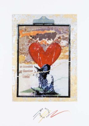 Grittini Giuliano Elettroshock Tecnica Mista Su Carta 30x25cm ( Mg 0230) 2019 300dpi