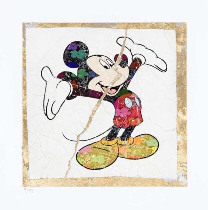 Grittini Giuliano Topolino Tecnica Mista Su Carta 22x22cm ( Mg 0255) 2019 300dpi