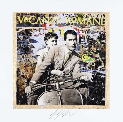 Grittini Giuliano Vacanze Romane Tecnica Mista Su Carta 22x22cm ( Mg 0236) 2019 300dpi
