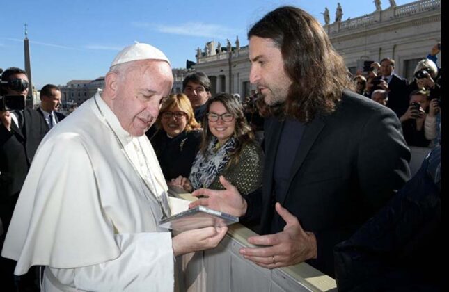 Il Maestro Compositore Gabriele Ciampi Incontra Il Papa In Vaticano Ph Losservatore Romano