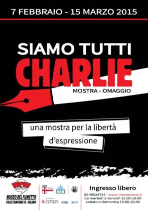Manifesto Della Mostra Omaggio Siamo Tutti Charlie (2015)