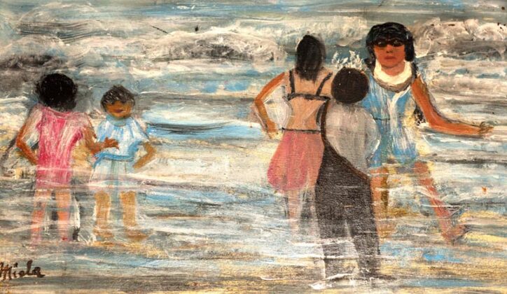 Opere Milly Miola 2017 Bagnanti Di Settembre