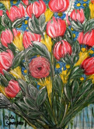 Opere Milly Miola 2017 Bouquet Di Fiori