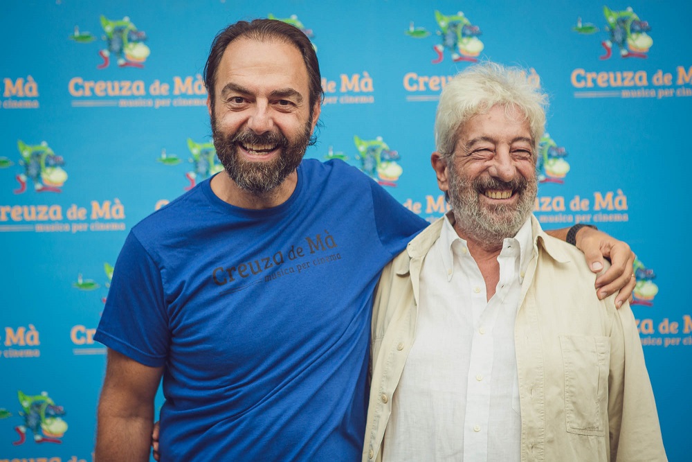 Neri Marcorè e Gianfranco Cabiddu al festival Creuza de Mà 2019 foto Sara Deidda 2m