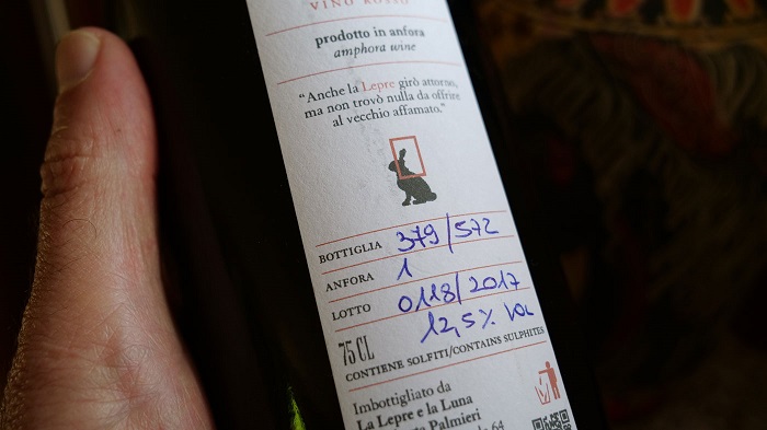 retro -etichetta bottiglie numerate