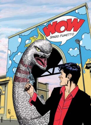 Manifesto Disegnato Da Angelo Stano Per La Mostra 25 Anni Nell'incubo Dedicata A Dylan Dog (2011)