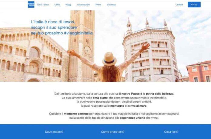 Amex Viaggio In Italia Homepage